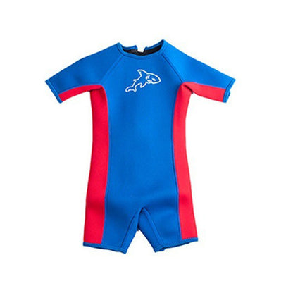 Kids Baby Thick Short Sleeve Thermal Swimwear Swim Suit 3mm Swimsuit Swimming Suit Swim Wear Clothes Costume Boy Girl