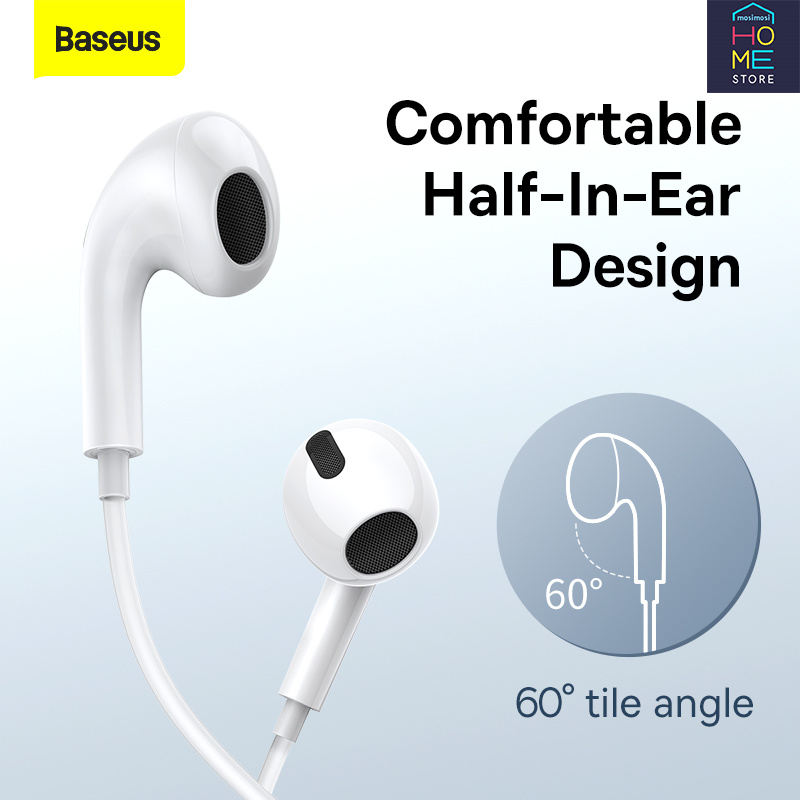 Baseus Encok H17 3.5mm Jack Wired In-Ear Lateral Earphone