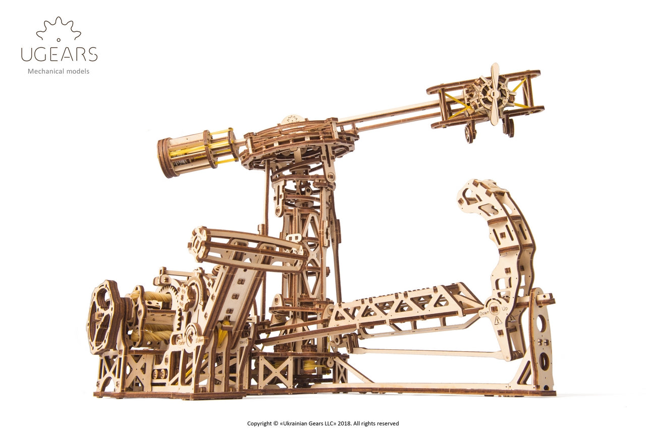 Ugears Aviator ★Mechanical 3D Puzzle Kit Model Toys Gift Present Birthday Xmas Christmas Kids Adults