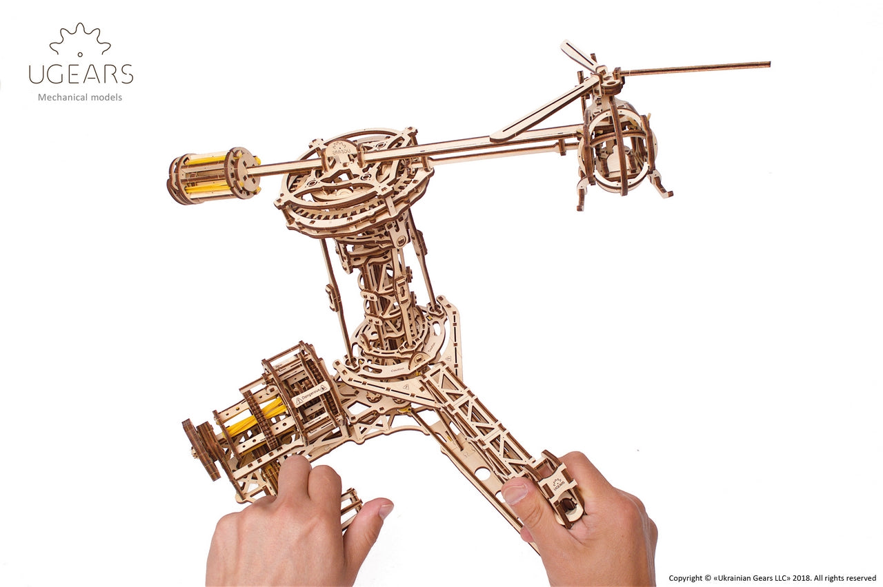 Ugears Aviator ★Mechanical 3D Puzzle Kit Model Toys Gift Present Birthday Xmas Christmas Kids Adults