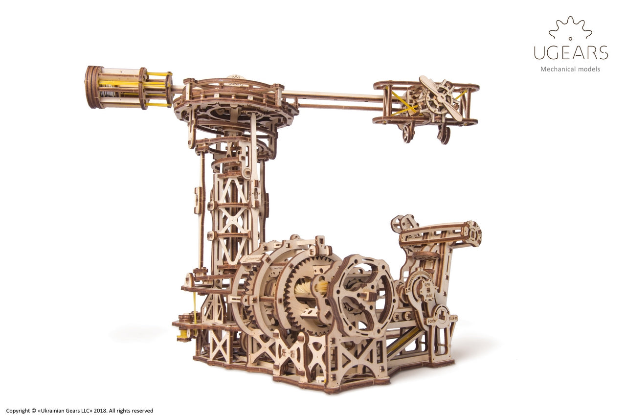 Ugears Aviator ★Mechanical 3D Puzzle Kit Model Toys Gift Present Birthday Xmas Christmas Kids Adults
