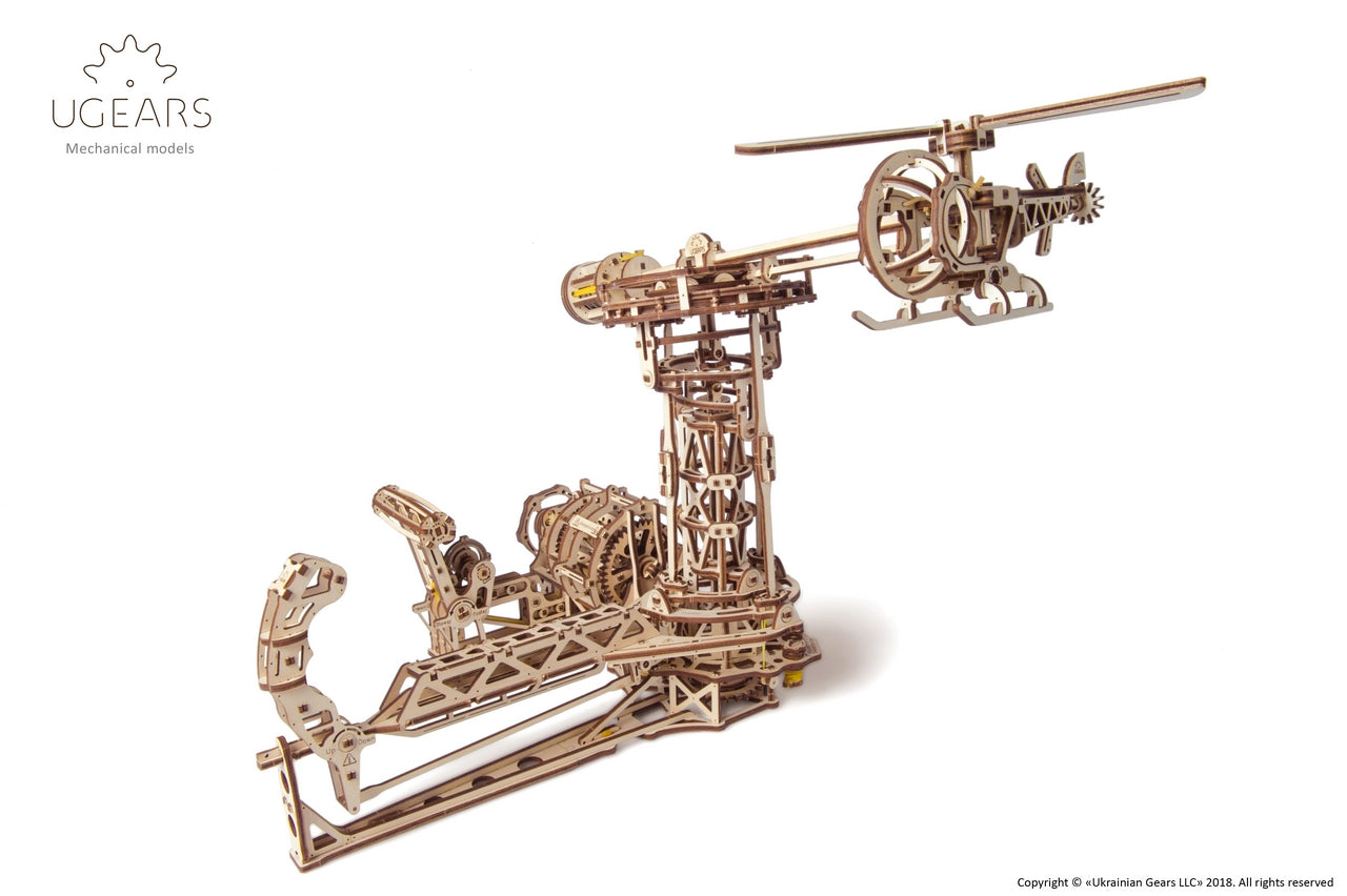 Ugears Aviator ★Mechanical 3D Puzzle Kit Model Toys Gift Present Birthday Xmas Christmas Kids Adults