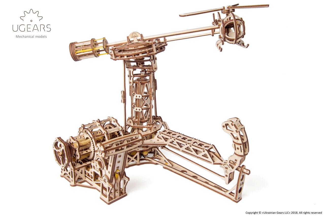 Ugears Aviator ★Mechanical 3D Puzzle Kit Model Toys Gift Present Birthday Xmas Christmas Kids Adults