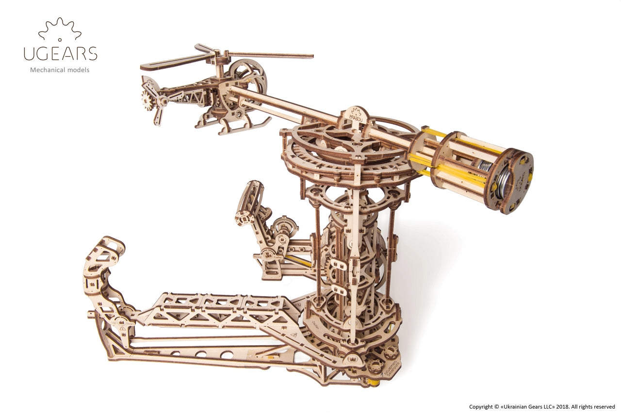 Ugears Aviator ★Mechanical 3D Puzzle Kit Model Toys Gift Present Birthday Xmas Christmas Kids Adults