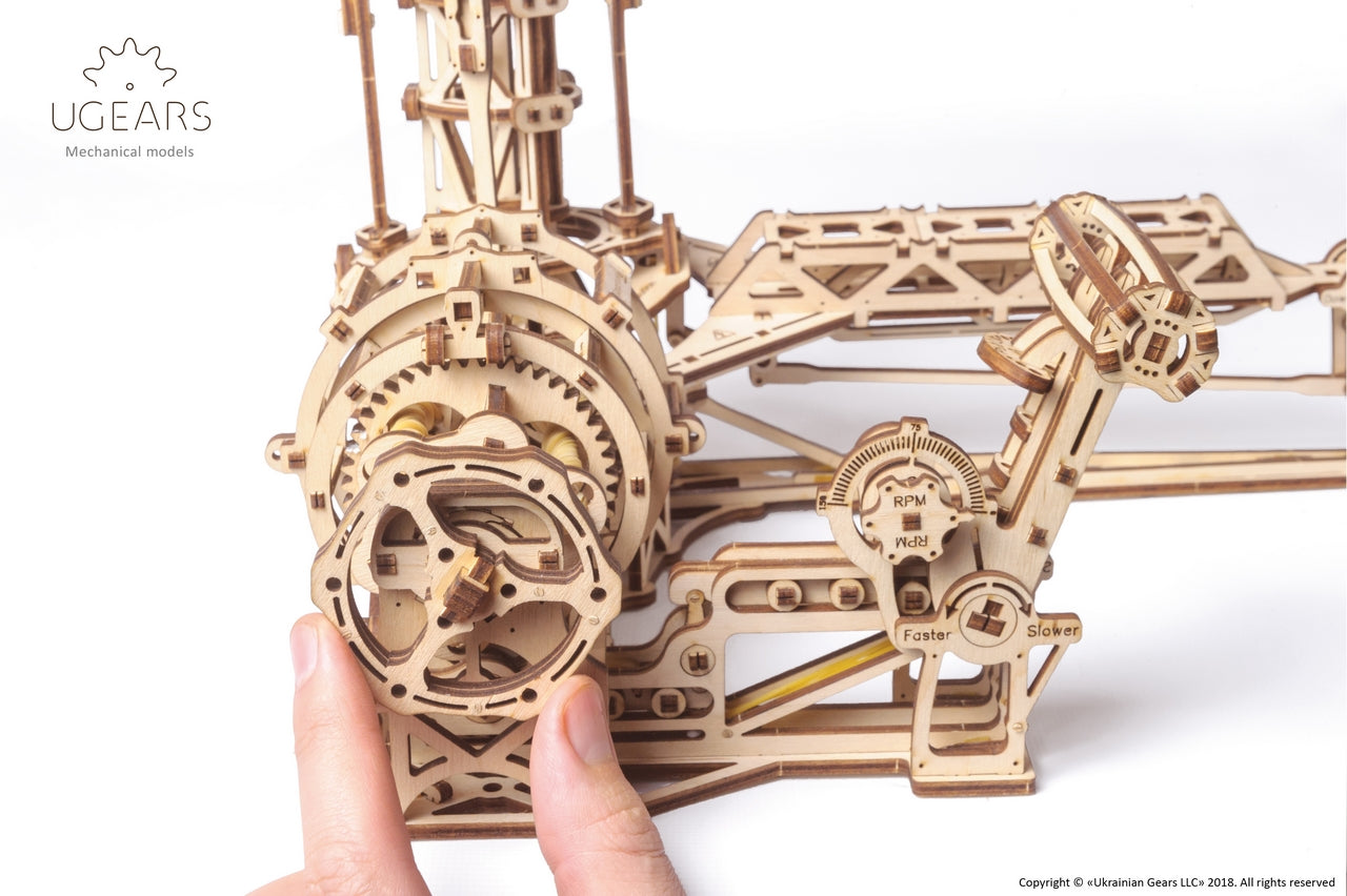 Ugears Aviator ★Mechanical 3D Puzzle Kit Model Toys Gift Present Birthday Xmas Christmas Kids Adults