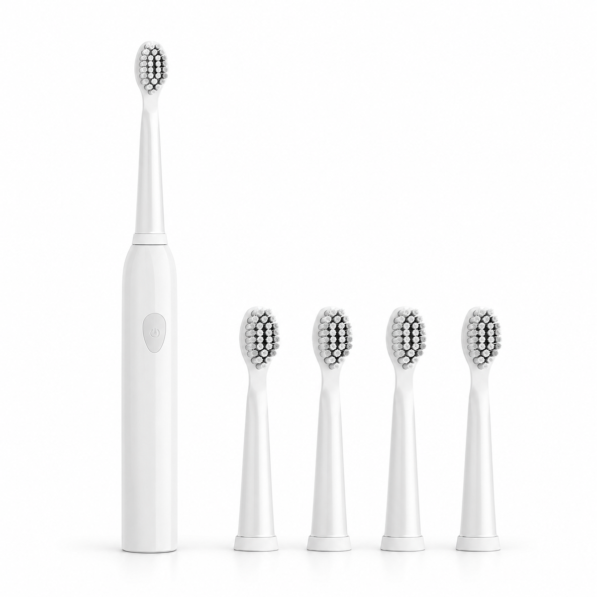 Powerful Ultrasonic Electric Toothbrush USB Rechargeable Adult Electronic Washable Power Ultra Sonic Tooth Brush+4 Heads