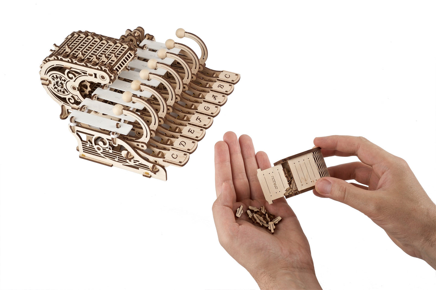 Ugears Mechanical Celesta ★Mechanical 3D Puzzle Kit Model Toys Gift Present Birthday Xmas Christmas Kids Adults
