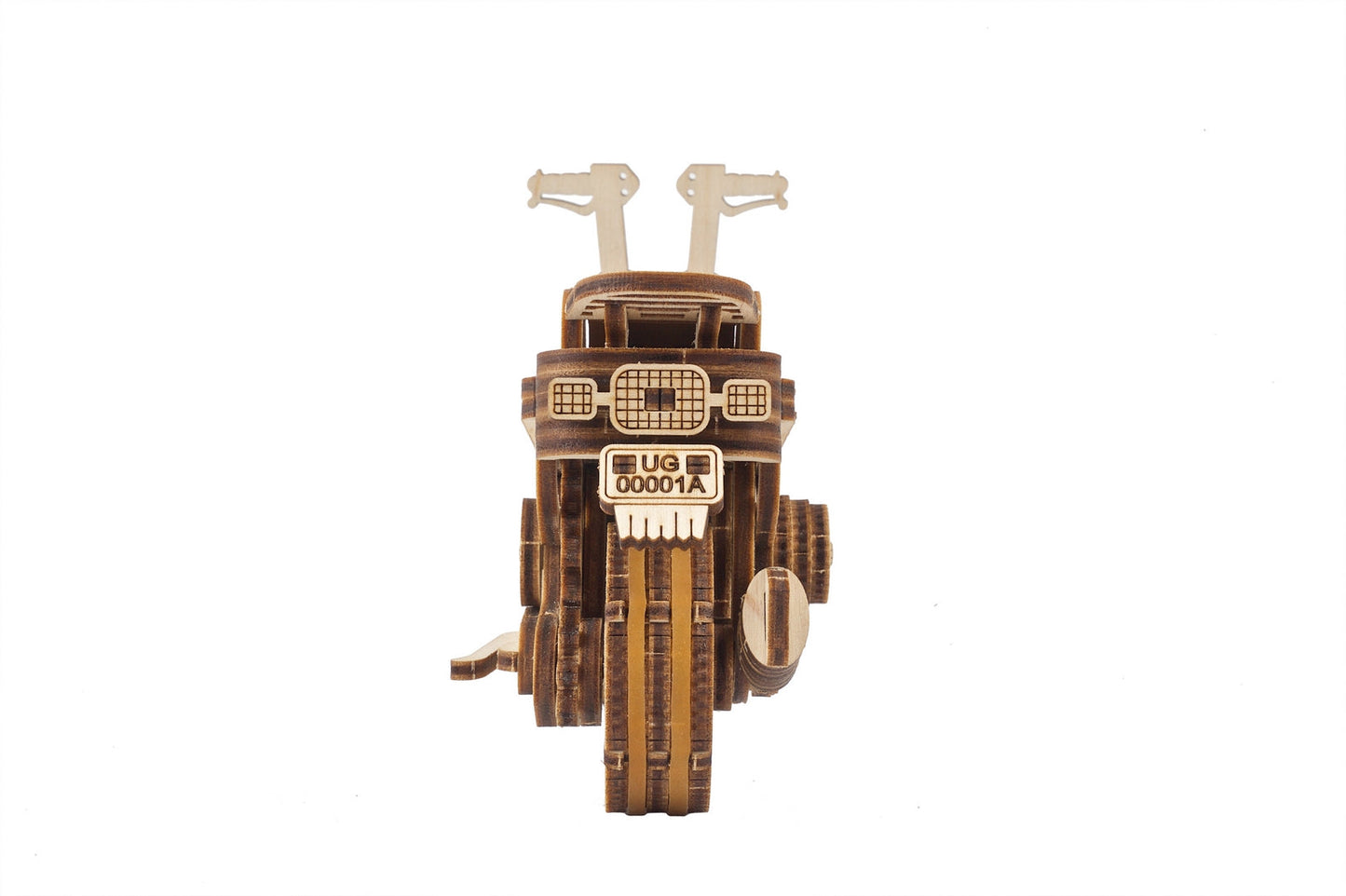 Ugears Moto Compact Folding Scooter ★Mechanical 3D Puzzle Kit Model Toys Gift Present Birthday Xmas Christmas Kids Adults