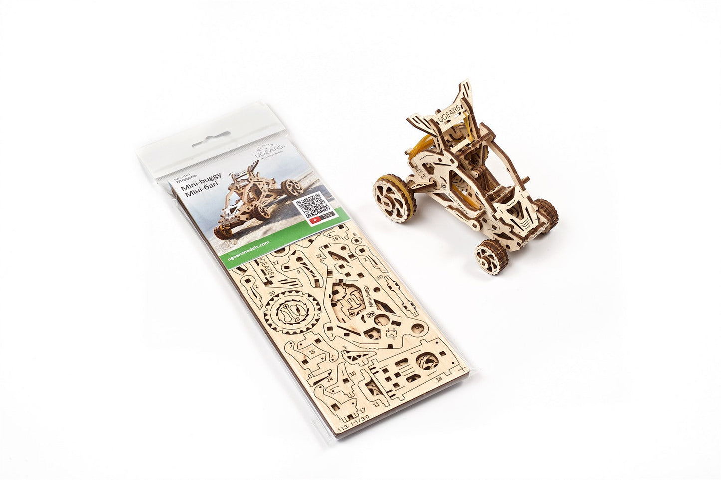 Ugears Mini Buggy / Desert Buggy ★Mechanical 3D Puzzle Kit Model Toys Gift Present Birthday Xmas Christmas Kids Adults