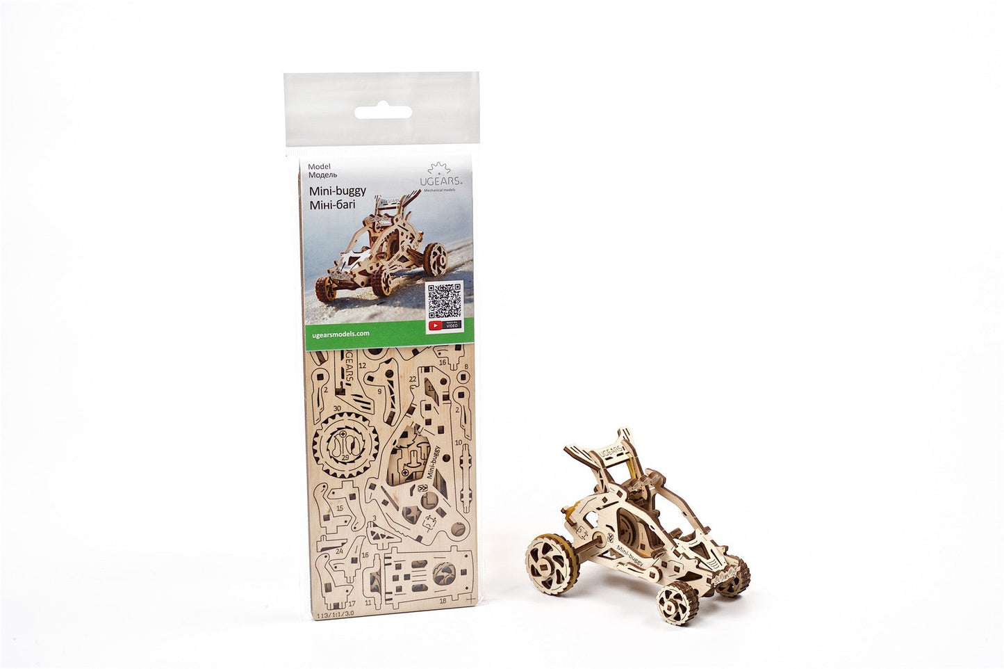 Ugears Mini Buggy / Desert Buggy ★Mechanical 3D Puzzle Kit Model Toys Gift Present Birthday Xmas Christmas Kids Adults