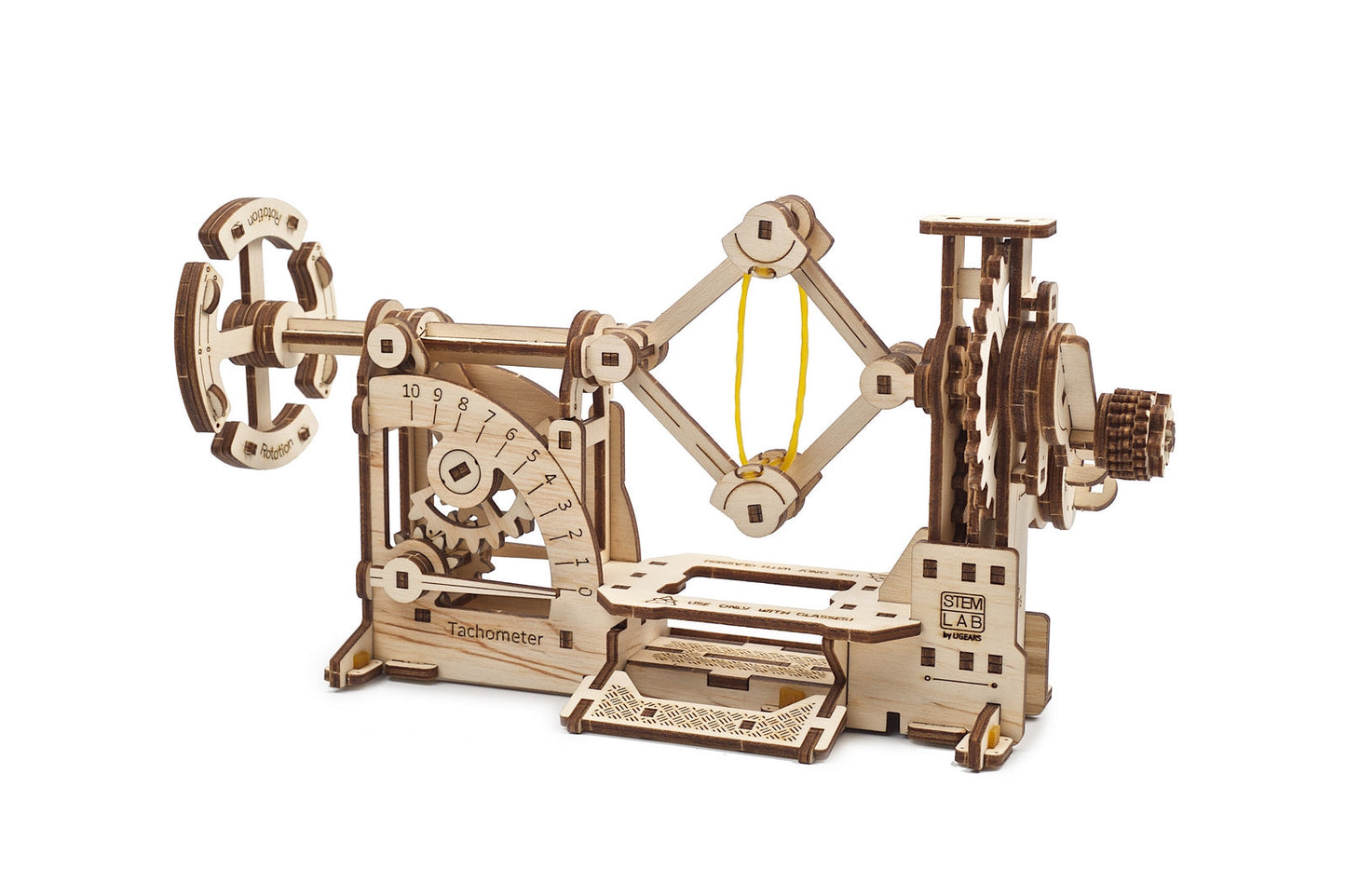 Ugears Stem Lab Tachometer ★Mechanical 3D Puzzle Kit Model Toys Gift Present Birthday Xmas Christmas Kids Adults