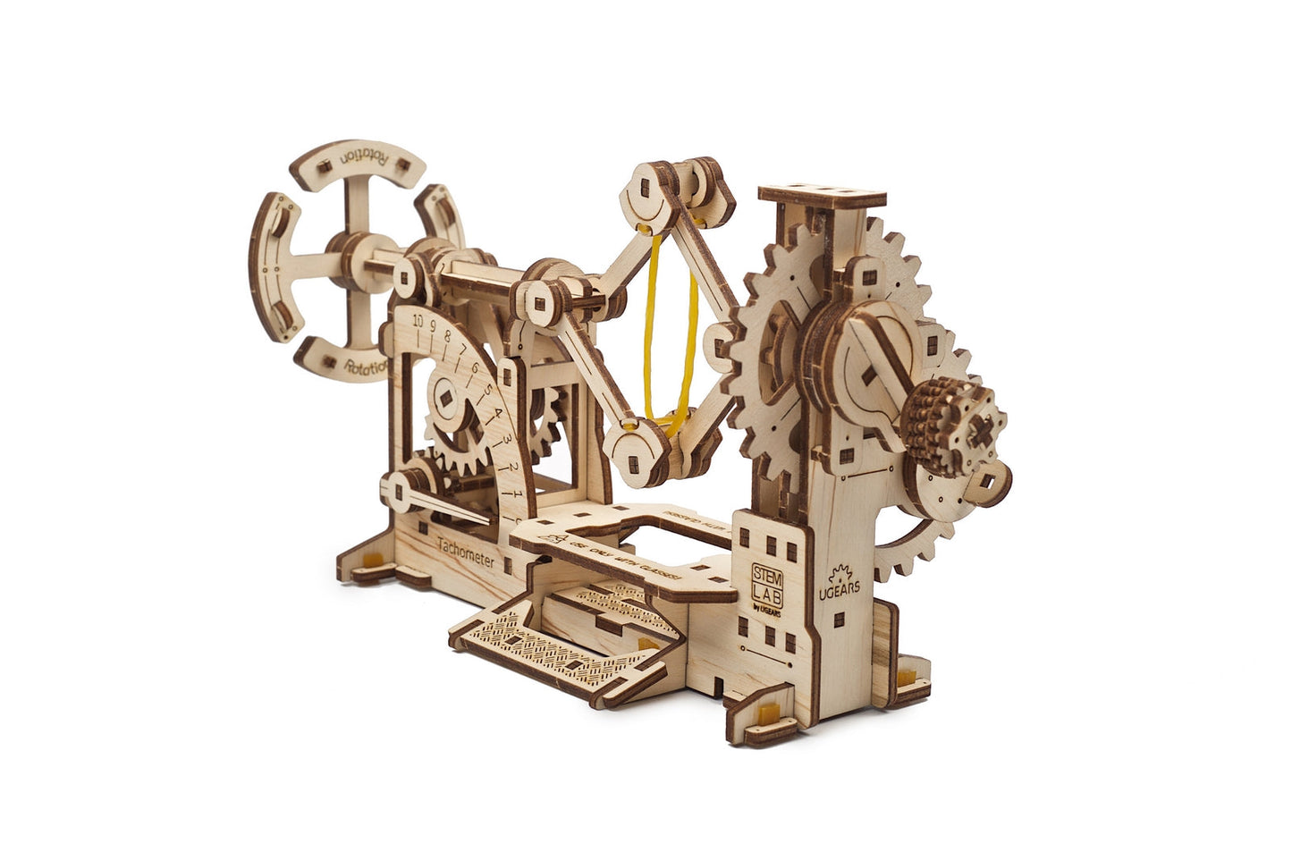 Ugears Stem Lab Tachometer ★Mechanical 3D Puzzle Kit Model Toys Gift Present Birthday Xmas Christmas Kids Adults