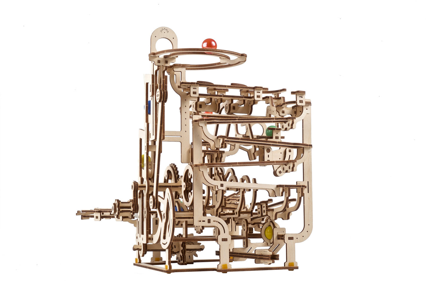 Ugears Marble Run Tiered Hoist ★Mechanical 3D Puzzle Kit Model Toys Gift Present Birthday Xmas Christmas Kids Adults