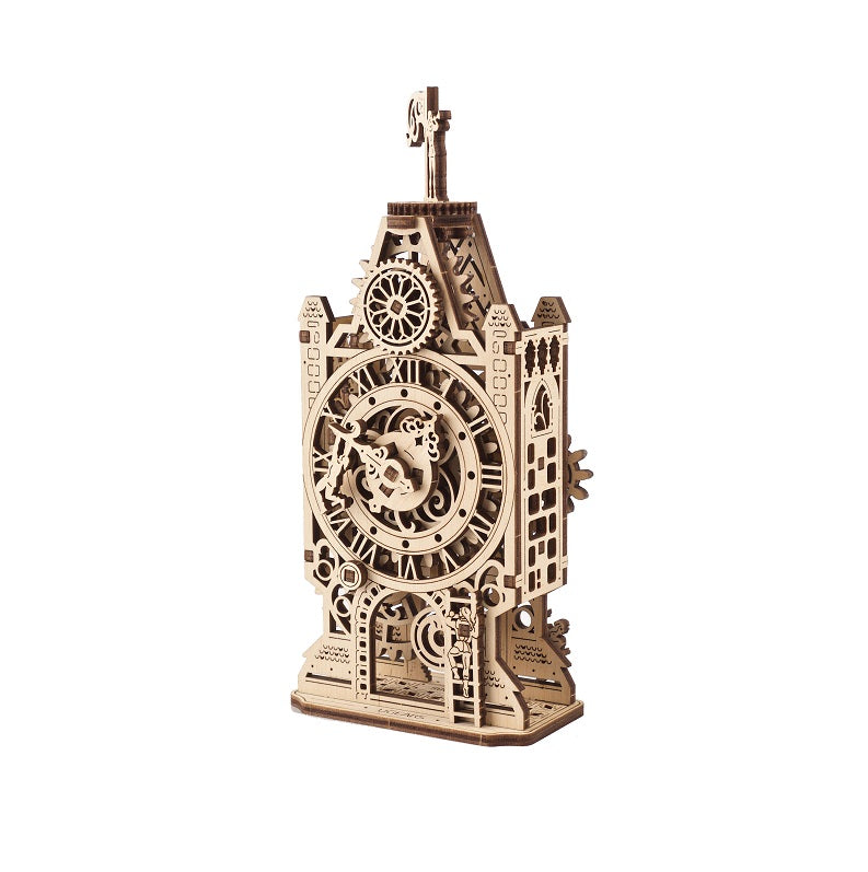 Ugears Old Clock Tower ★Mechanical 3D Puzzle Kit Model Toys Gift Present Birthday Xmas Christmas Kids Adults