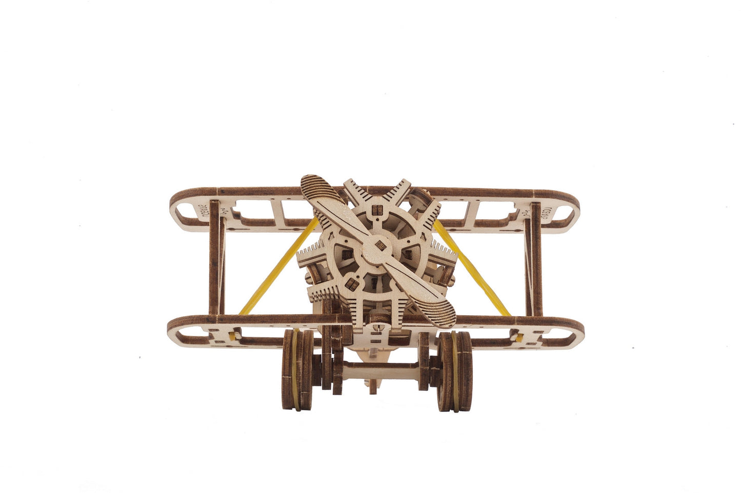 Ugears Mini-Biplane ★Mechanical 3D Puzzle Kit Model Toys Gift Present Birthday Xmas Christmas Kids Adults