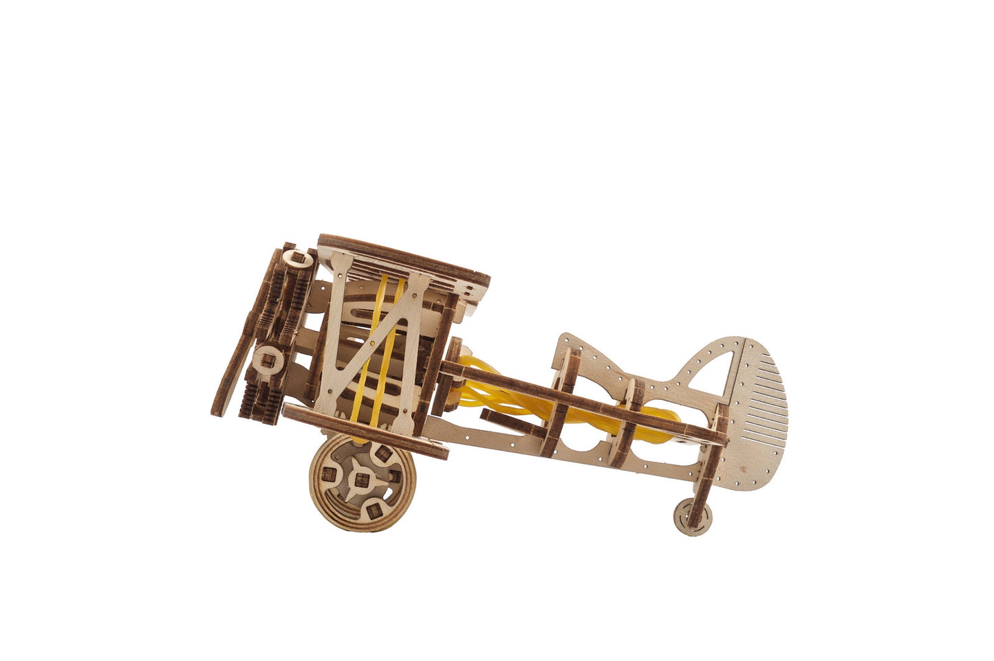 Ugears Mini-Biplane ★Mechanical 3D Puzzle Kit Model Toys Gift Present Birthday Xmas Christmas Kids Adults