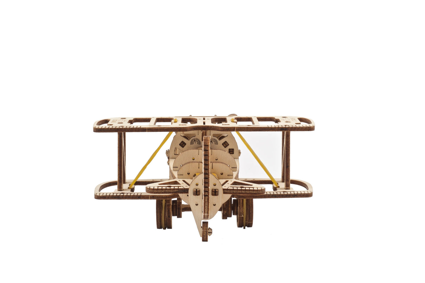 Ugears Mini-Biplane ★Mechanical 3D Puzzle Kit Model Toys Gift Present Birthday Xmas Christmas Kids Adults