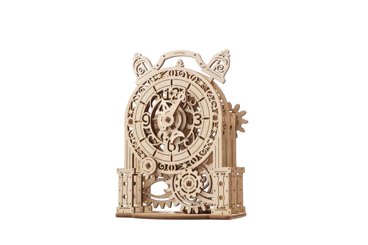 Ugears Vintage Alarm Clock ★Mechanical 3D Puzzle Kit Model Toys Gift Present Birthday Xmas Christmas Kids Adults