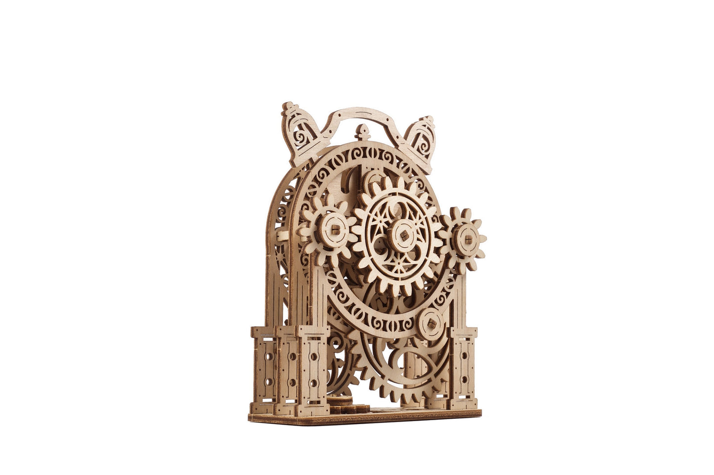 Ugears Vintage Alarm Clock ★Mechanical 3D Puzzle Kit Model Toys Gift Present Birthday Xmas Christmas Kids Adults