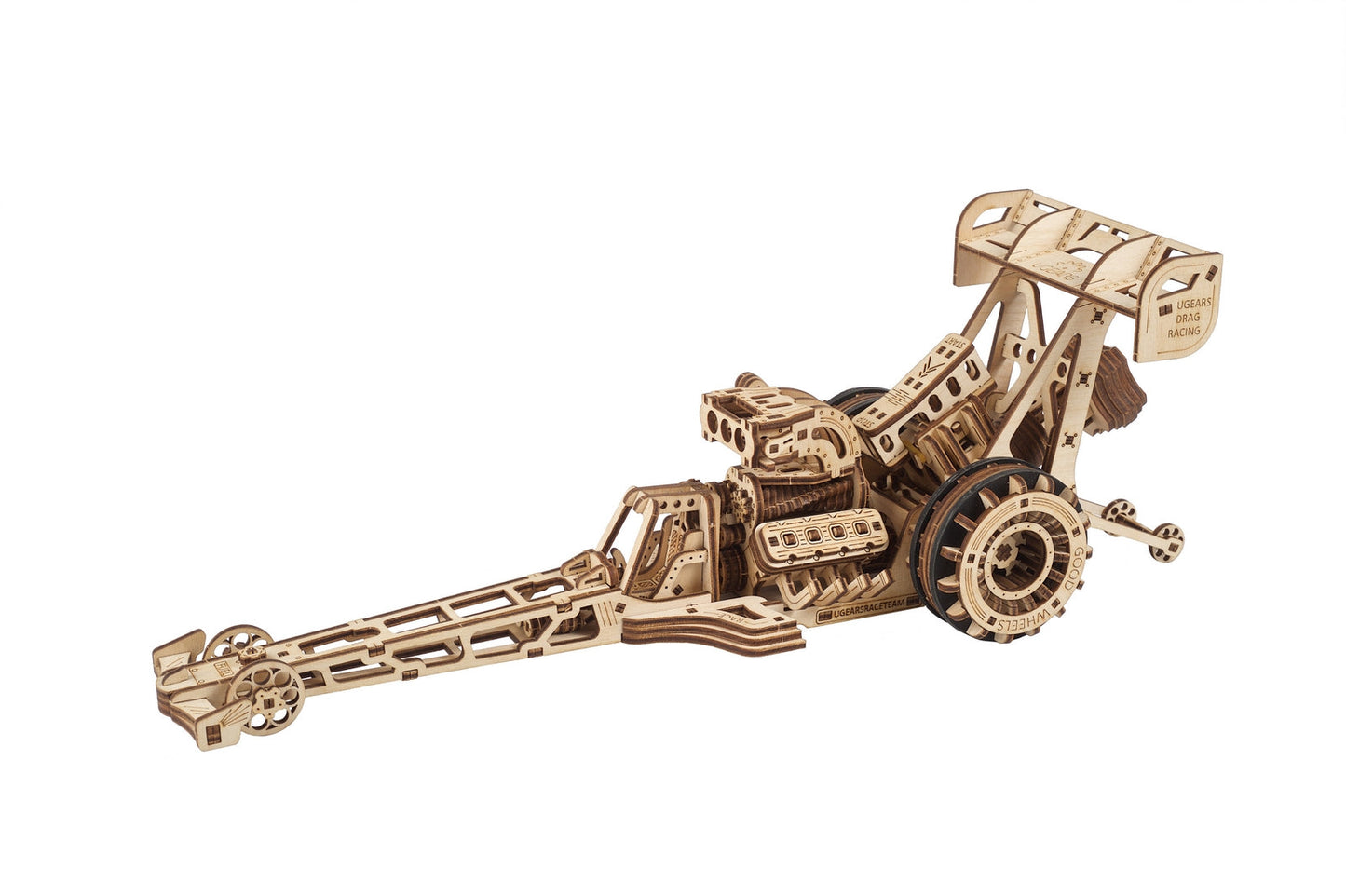 Ugears Top Fuel Dragster ★Mechanical 3D Puzzle Kit Model Toys Gift Present Birthday Xmas Christmas Kids Adults