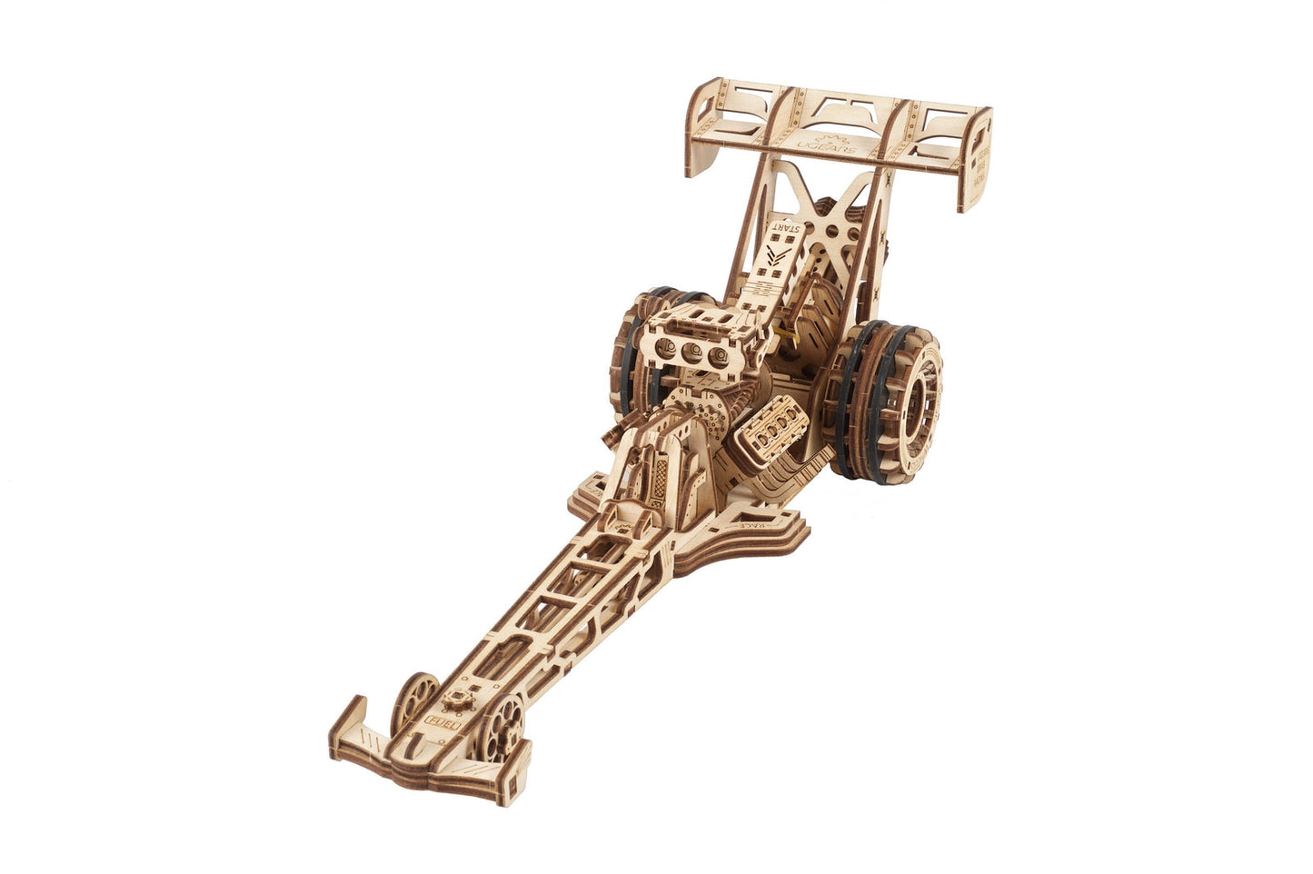 Ugears Top Fuel Dragster ★Mechanical 3D Puzzle Kit Model Toys Gift Present Birthday Xmas Christmas Kids Adults