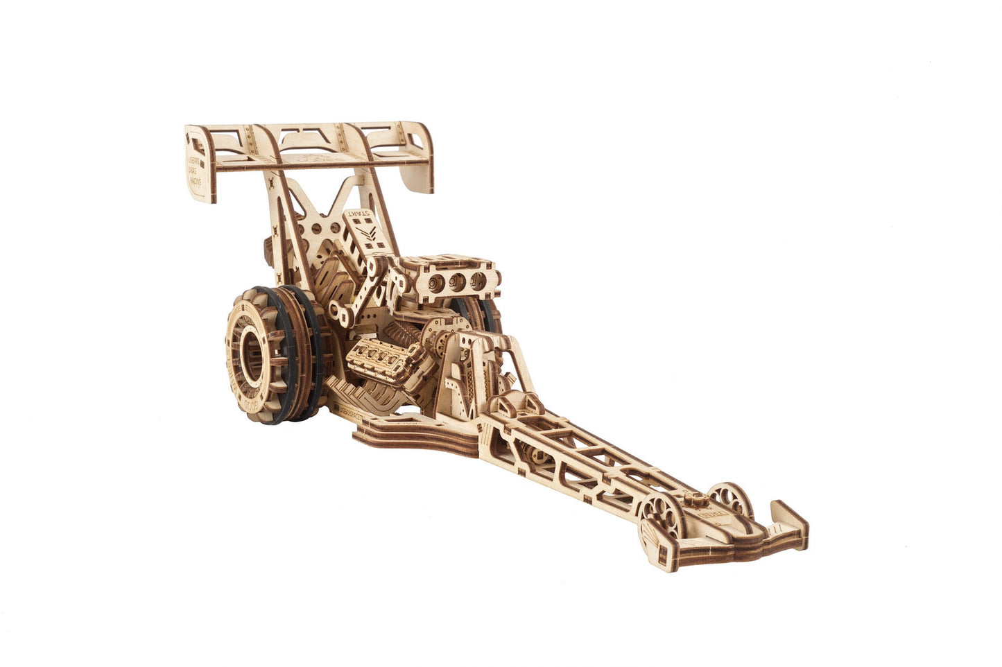 Ugears Top Fuel Dragster ★Mechanical 3D Puzzle Kit Model Toys Gift Present Birthday Xmas Christmas Kids Adults