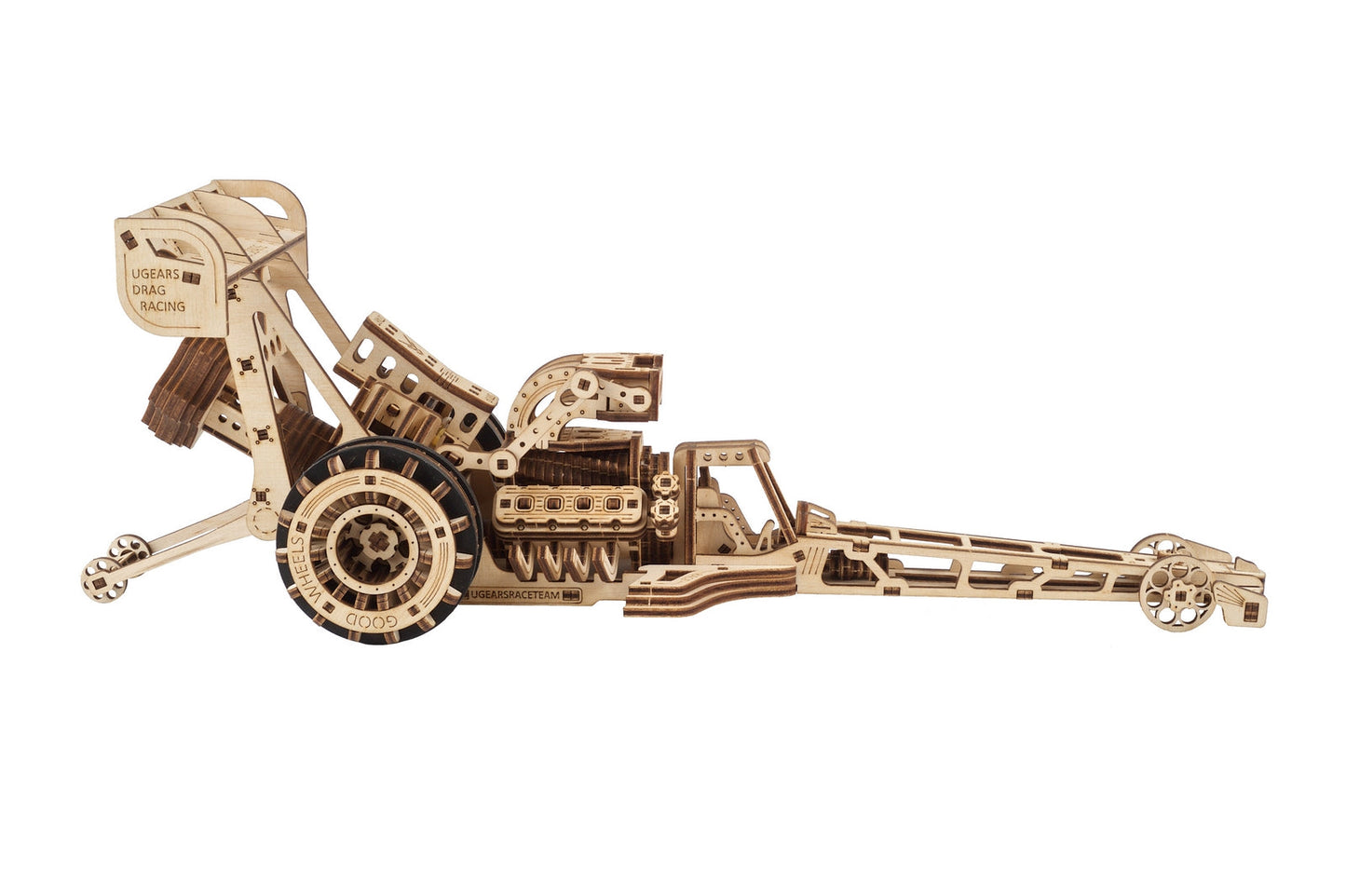 Ugears Top Fuel Dragster ★Mechanical 3D Puzzle Kit Model Toys Gift Present Birthday Xmas Christmas Kids Adults
