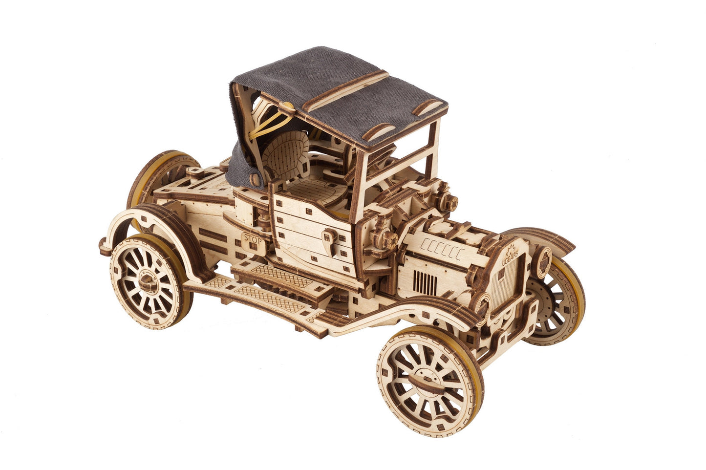 Ugears Retro Car UGT-T ★Mechanical 3D Puzzle Kit Model Toys Gift Present Birthday Xmas Christmas Kids Adults