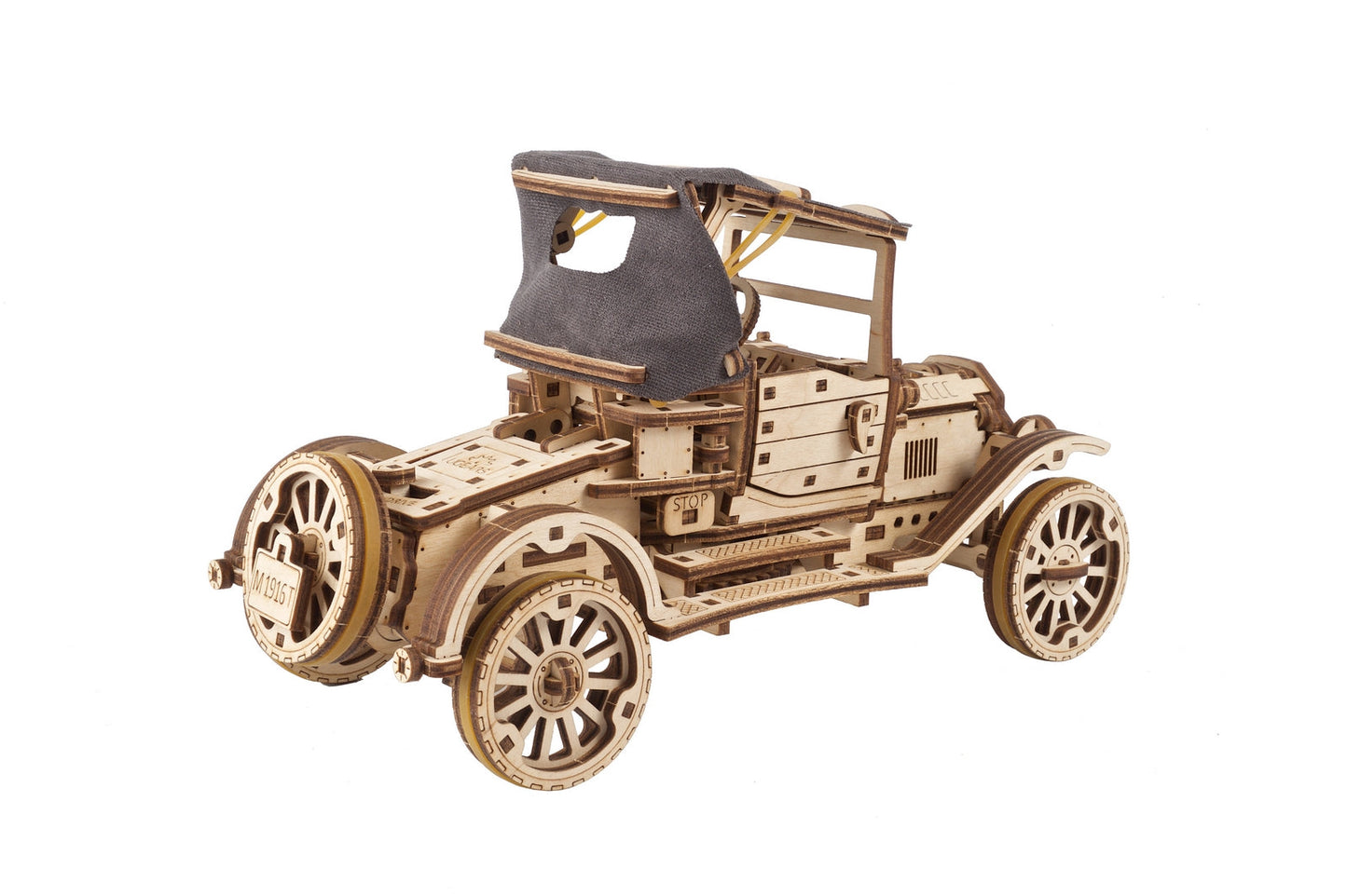 Ugears Retro Car UGT-T ★Mechanical 3D Puzzle Kit Model Toys Gift Present Birthday Xmas Christmas Kids Adults