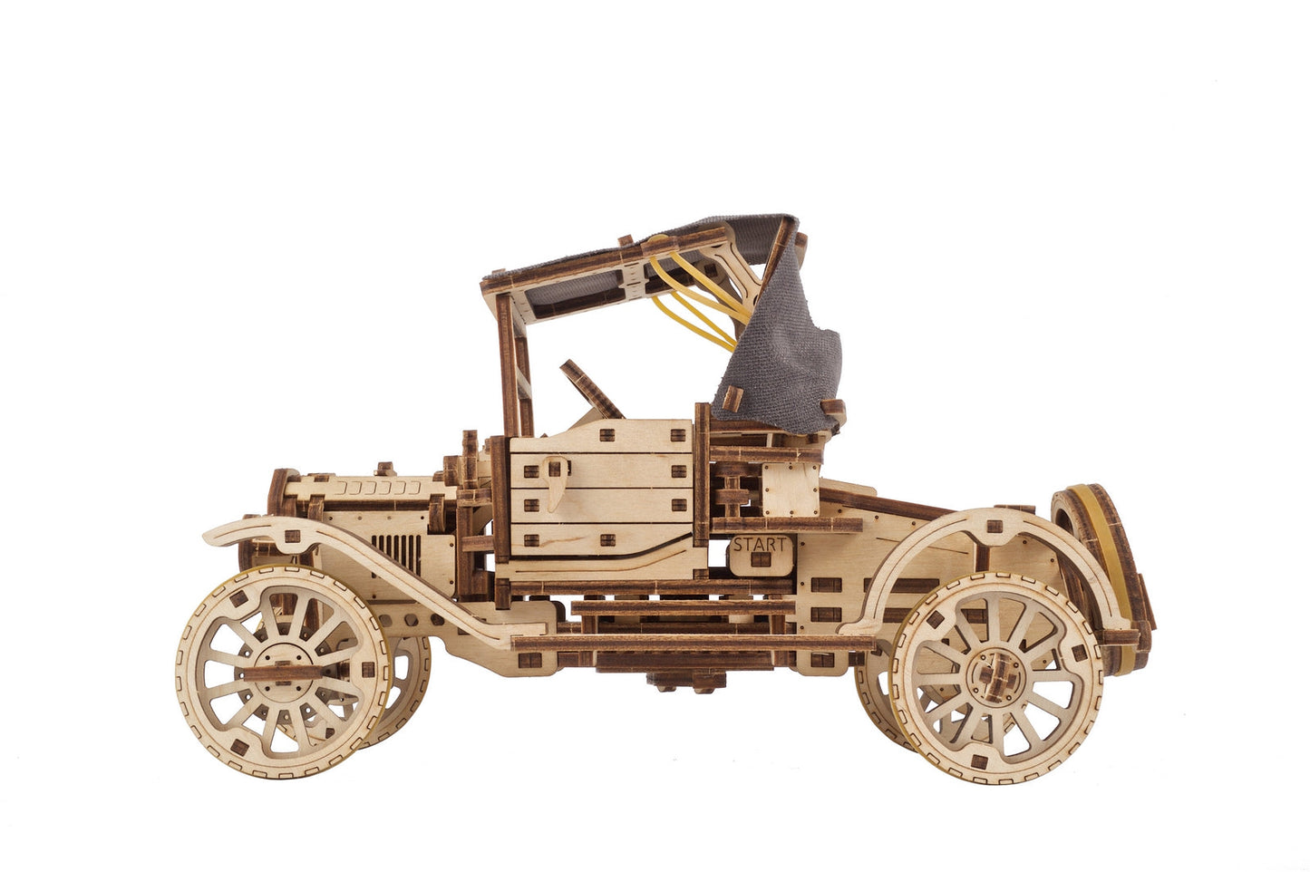 Ugears Retro Car UGT-T ★Mechanical 3D Puzzle Kit Model Toys Gift Present Birthday Xmas Christmas Kids Adults