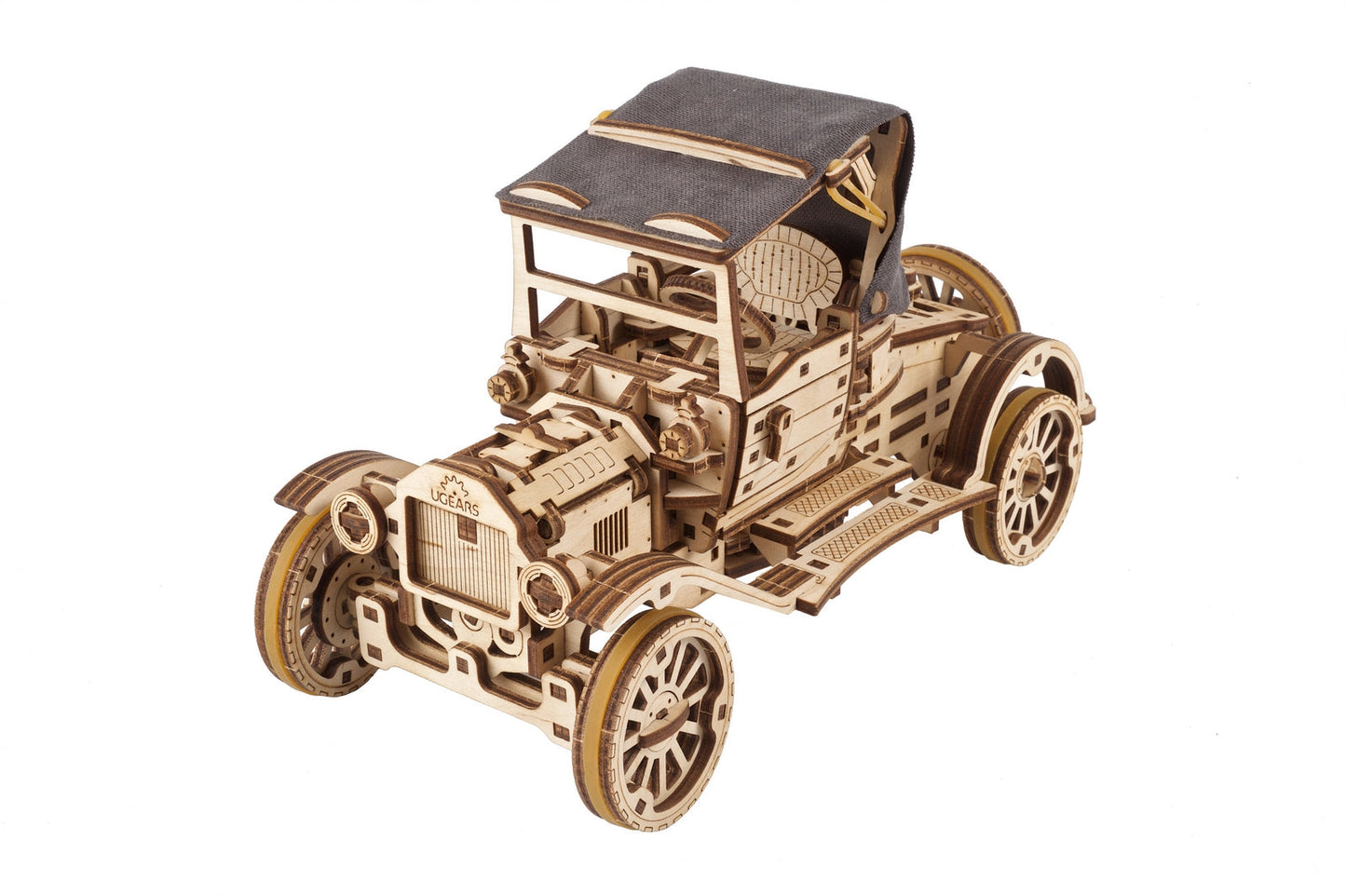 Ugears Retro Car UGT-T ★Mechanical 3D Puzzle Kit Model Toys Gift Present Birthday Xmas Christmas Kids Adults