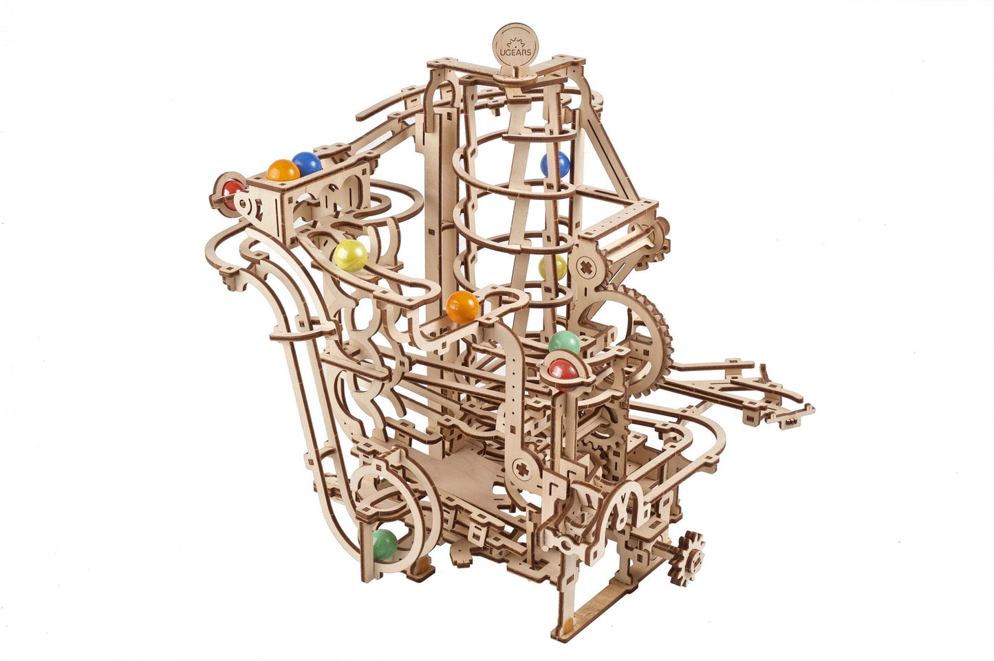 Ugears Marble Run Spiral Hoist ★Mechanical 3D Puzzle Kit Model Toys Gift Present Birthday Xmas Christmas Kids Adults