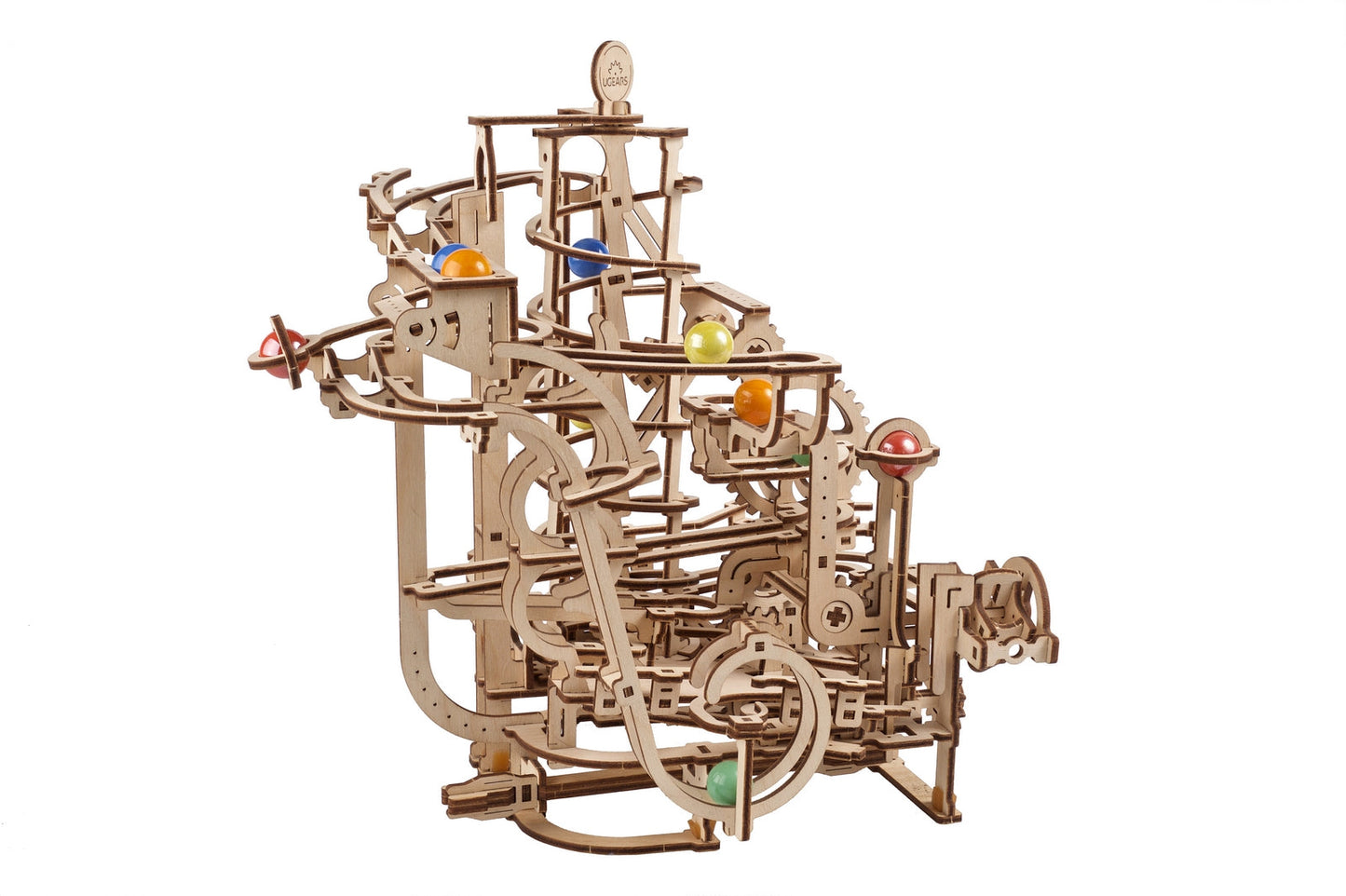 Ugears Marble Run Spiral Hoist ★Mechanical 3D Puzzle Kit Model Toys Gift Present Birthday Xmas Christmas Kids Adults