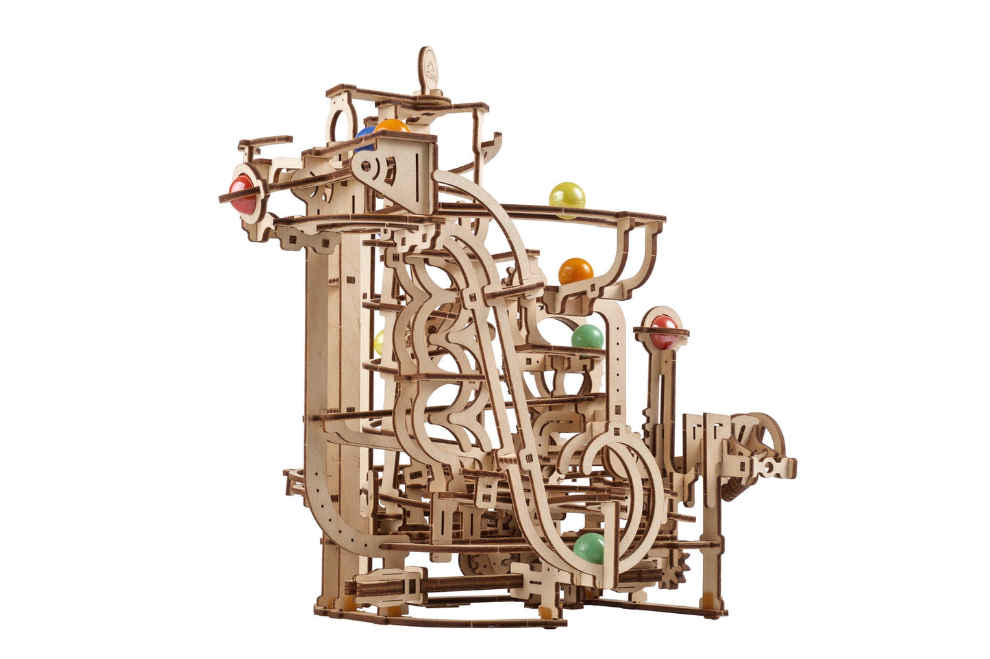 Ugears Marble Run Spiral Hoist ★Mechanical 3D Puzzle Kit Model Toys Gift Present Birthday Xmas Christmas Kids Adults