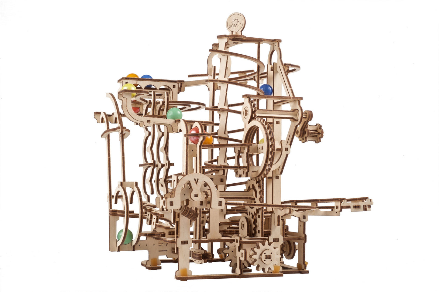 Ugears Marble Run Spiral Hoist ★Mechanical 3D Puzzle Kit Model Toys Gift Present Birthday Xmas Christmas Kids Adults