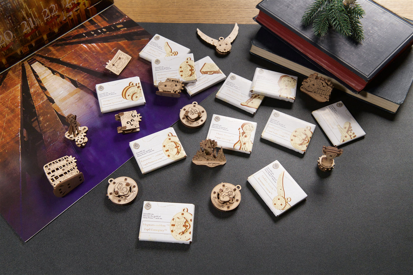 Ugears Harry Potter™ Advent Calendar ★Mechanical 3D Puzzle Kit Model Toys Gift Present Birthday Xmas Christmas Kids Adults