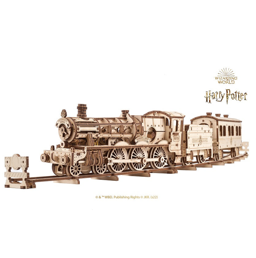 Ugears Harry Potter Series - Hogwarts™ Express Train ★Mechanical 3D Puzzle Kit Model Toys Gift Present Birthday Xmas Christmas Kids Adults