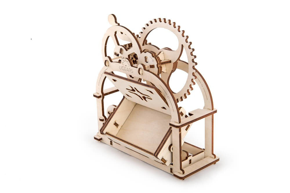 Ugears Mechanical Box Or Namecard Holder ★Mechanical 3D Puzzle Kit Model Toys Gift Present Birthday Xmas Christmas Kids Adults