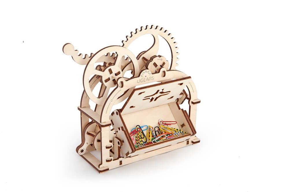 Ugears Mechanical Box Or Namecard Holder ★Mechanical 3D Puzzle Kit Model Toys Gift Present Birthday Xmas Christmas Kids Adults
