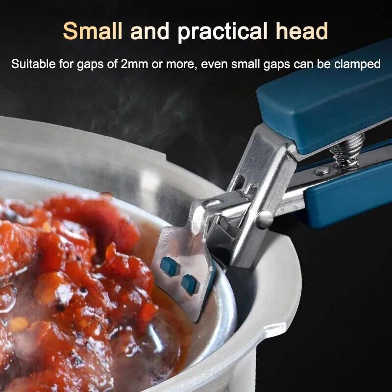 3pc Set Bowl Clamp Gripper Silicone Glove Anti Scald Slip Kitchen Tool Steam Hot Dishes Plate Holder