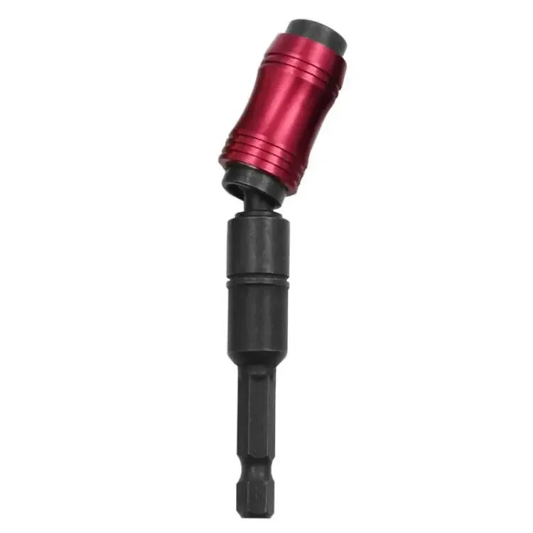 1/4" Hex Magnetic Rotating Pivot Drill Bit Extension Rod Screwdriver Tip Holder Quick Change Tool
