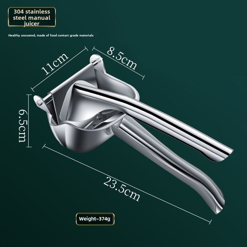 SUS 304 Stainless Steel Hand Press Juicer Lemon Squeezer Juice Manual Pressed Extractor Lime Presser