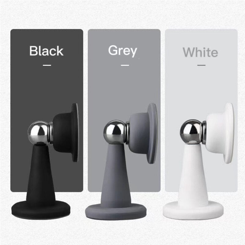 Silicone Magnetic Door Stopper Mute Door Stop Suction Punch-Free No Drill Decorative Heavy Duty Silicone Doorstop Wedge