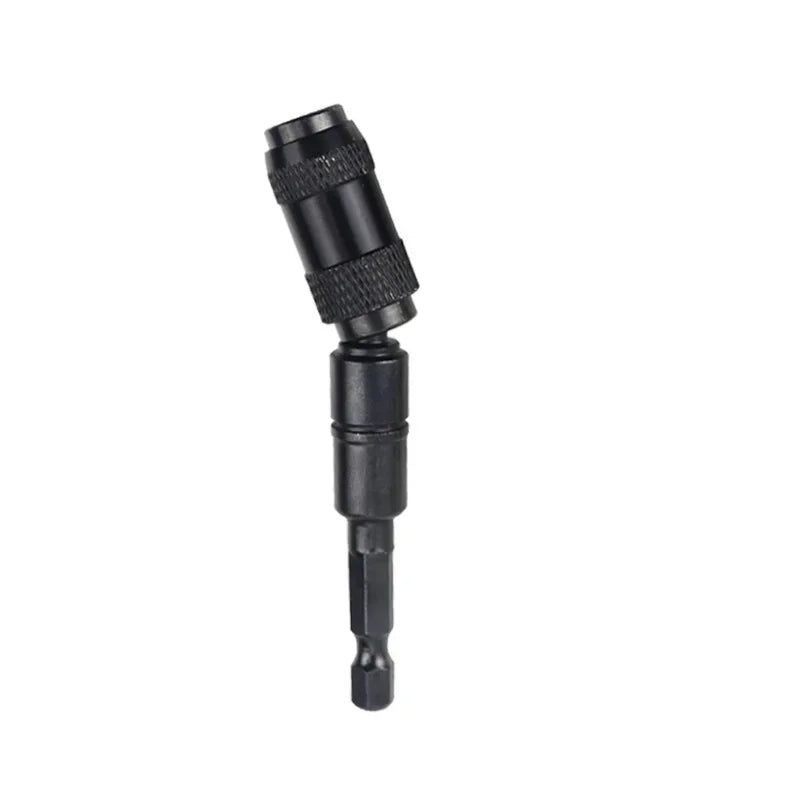 1/4" Hex Magnetic Rotating Pivot Drill Bit Extension Rod Screwdriver Tip Holder Quick Change Tool