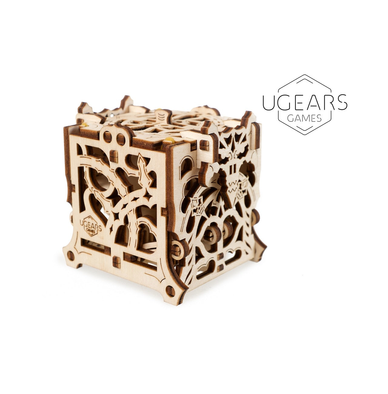 Ugears Dice Keeper ★Mechanical 3D Puzzle Kit Model Toys Gift Present Birthday Xmas Christmas Kids Adults