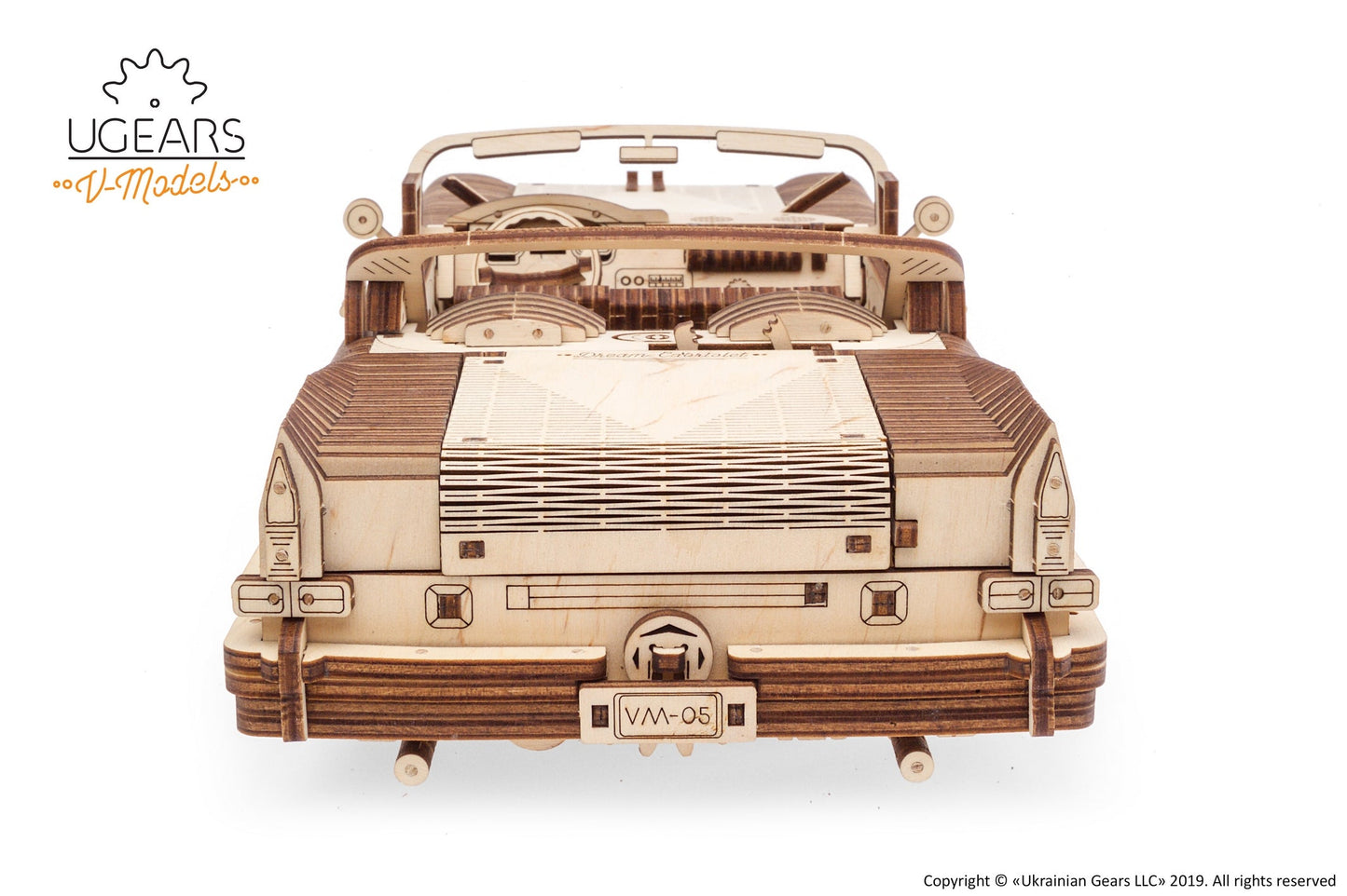 Ugears Dream Cabriolet Vm-05 ★Mechanical 3D Puzzle Kit Model Toys Gift Present Birthday Xmas Christmas Kids Adults