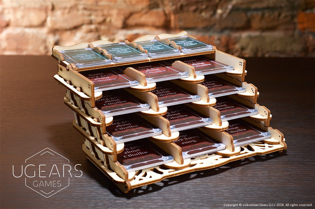 Ugears Card Holder ★Mechanical 3D Puzzle Kit Model Toys Gift Present Birthday Xmas Christmas Kids Adults