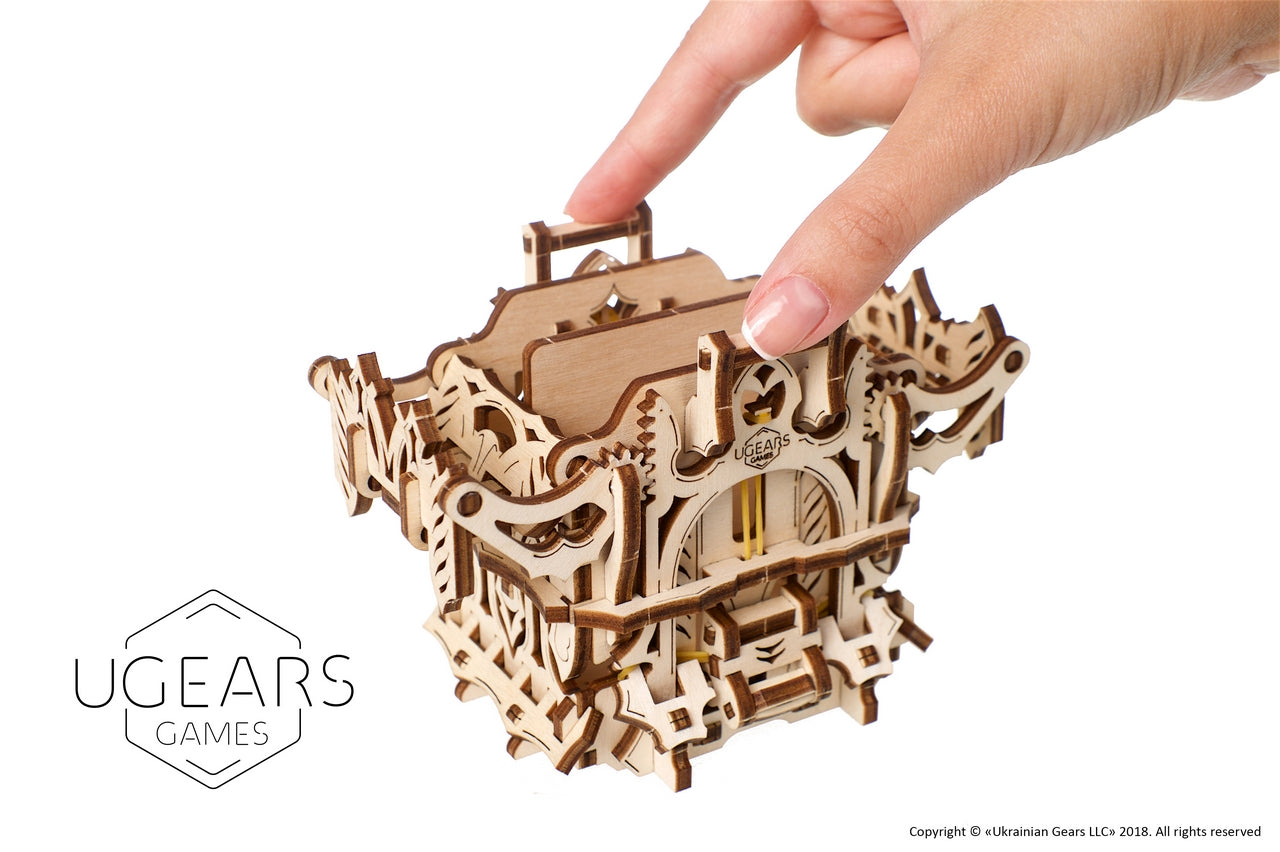 Ugears Deck Box ★Mechanical 3D Puzzle Kit Model Toys Gift Present Birthday Xmas Christmas Kids Adults
