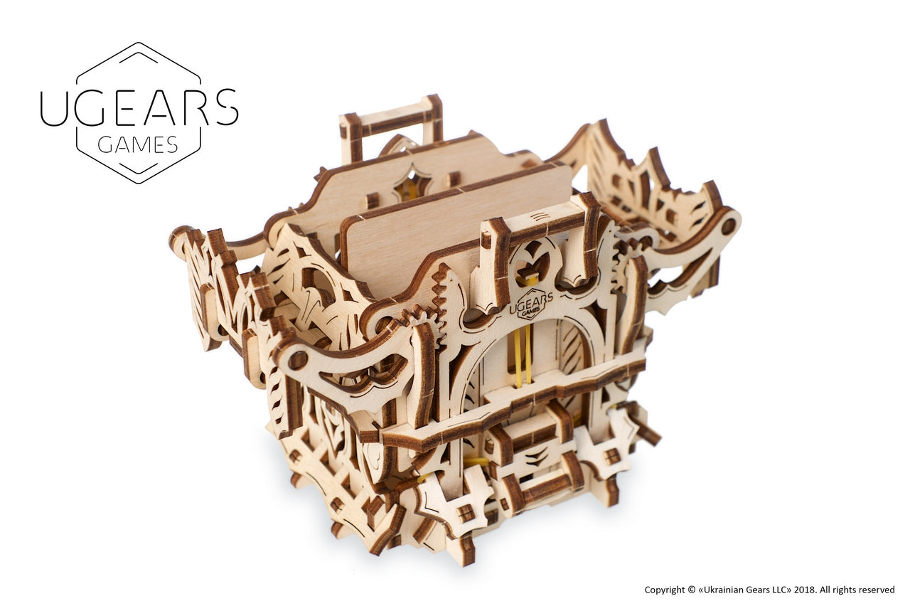 Ugears Deck Box ★Mechanical 3D Puzzle Kit Model Toys Gift Present Birthday Xmas Christmas Kids Adults