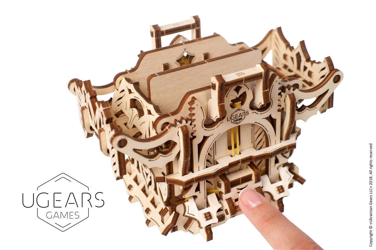 Ugears Deck Box ★Mechanical 3D Puzzle Kit Model Toys Gift Present Birthday Xmas Christmas Kids Adults